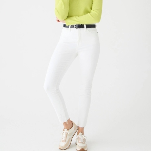 J crew 10” toothpick jeans white wash - Picture 1 of 3